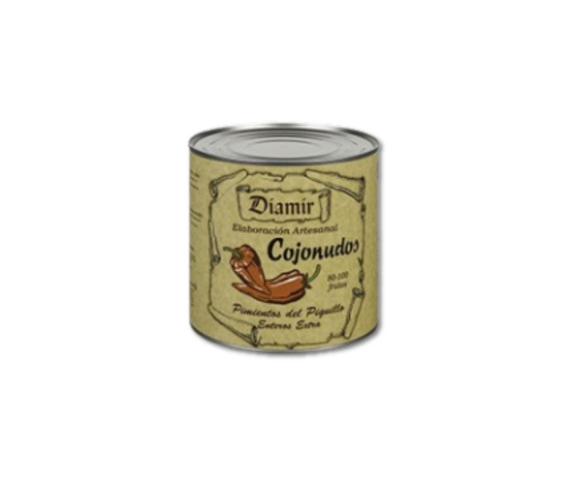 Pimiento piquillo cojonudo extra 80/100 piezas (6 botes de 3 kg)