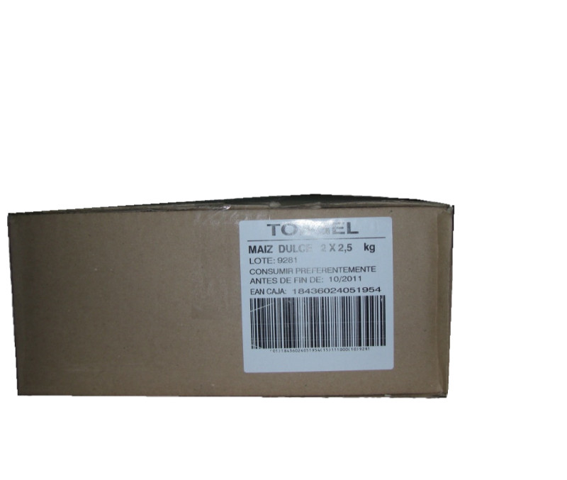 Grano de maíz dulce (1 caja de 5 kg)