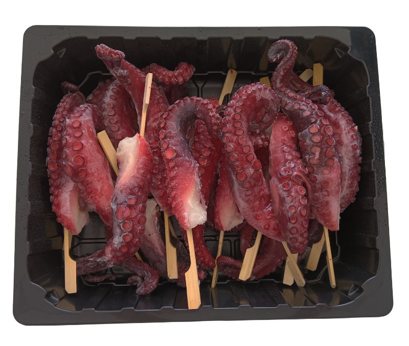 Pincho de pulpo cocido 15/20 (2 bandejas de 1,5 kg)