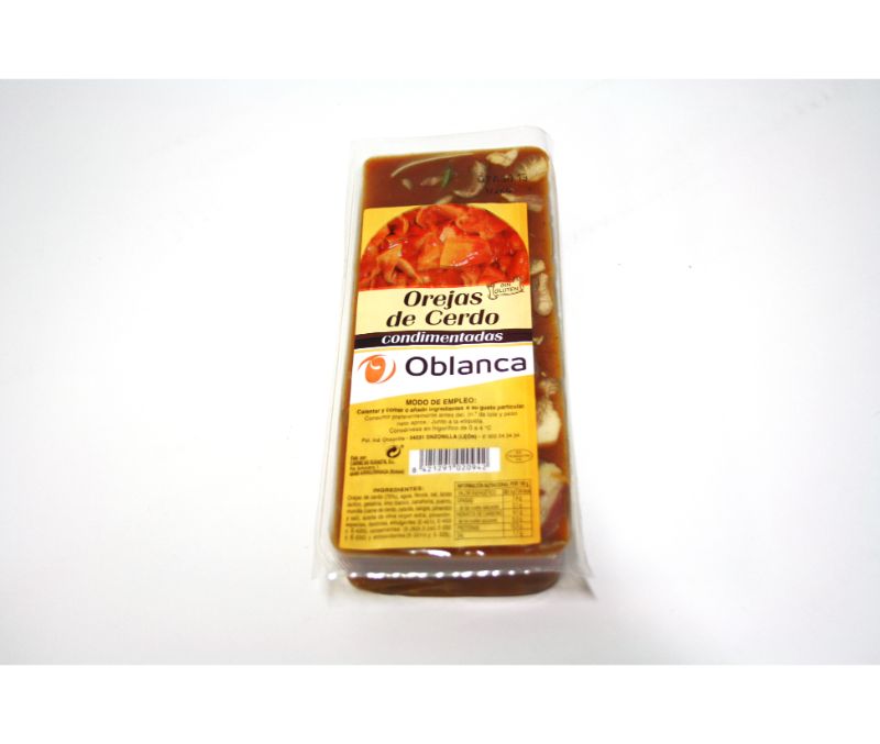 Oreja en salsa roja (1 caja de 6 kg)