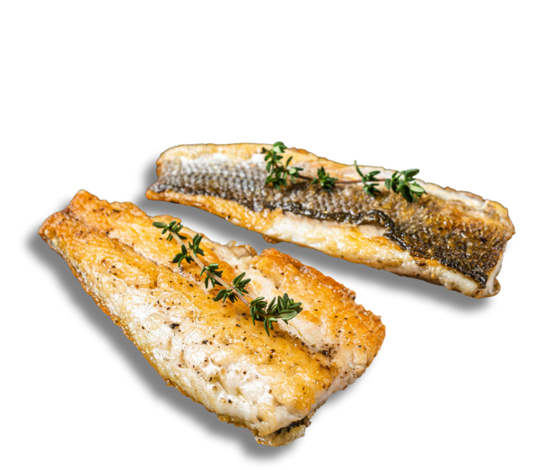 Filete de lubina 160-200 IQF c/p 20% MB (Caja de 5kg)
