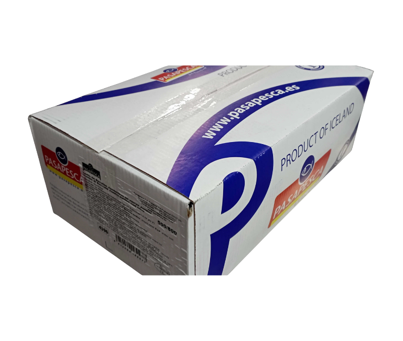 Lomo bacalao c/p 500-800 10% IQF 1X6KG