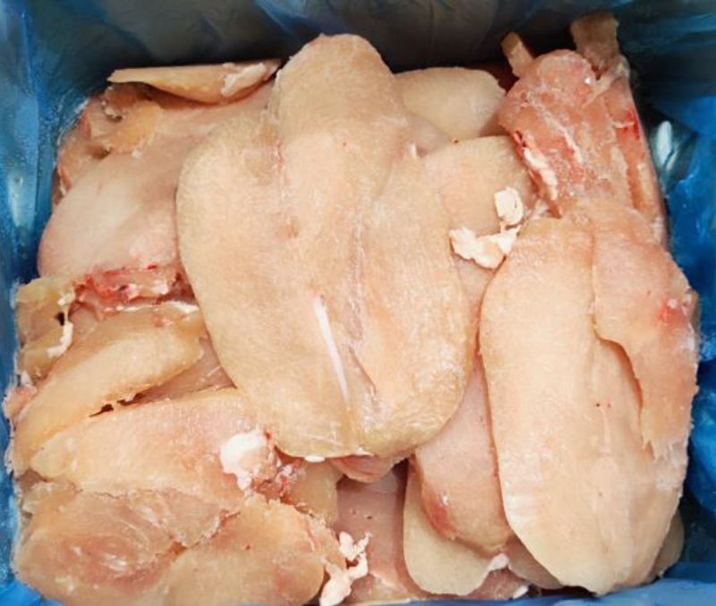 Pechuga de pollo fileteada (Caja de 4 kg)