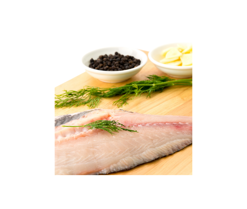 Filete de bacalao con piel 500-1000 IQF 10% 1x10 kg