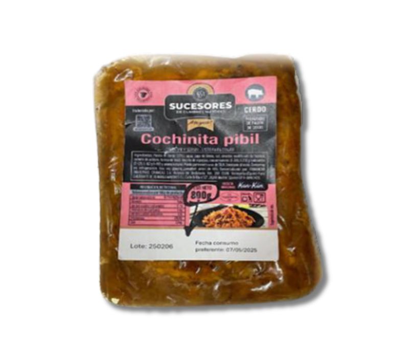 Preparado de cochinita pibil (5 bolsas de 800g)