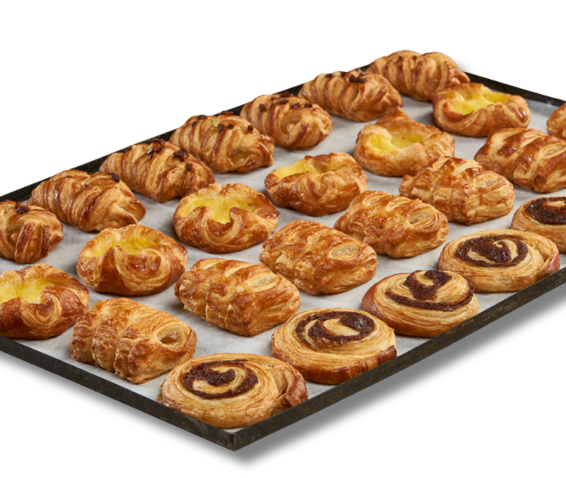 Surtido mini danesa (4 variedades) 96 unidades de 43gr