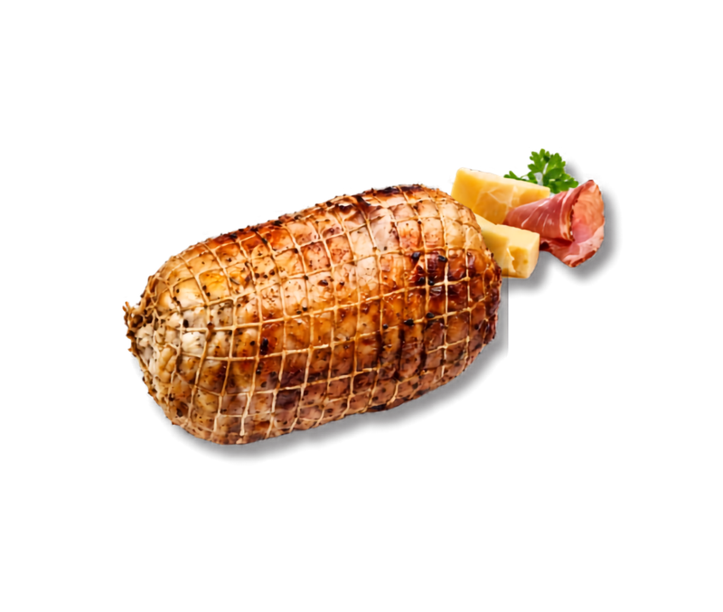 Pollo relleno de fiambre y queso (3 piezas x 1,2kg aprox)
