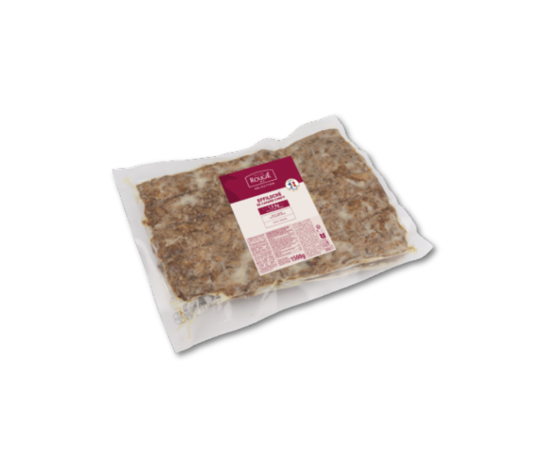 Carne de pato confitada desmigada (6 bolsas de 1,5kg)