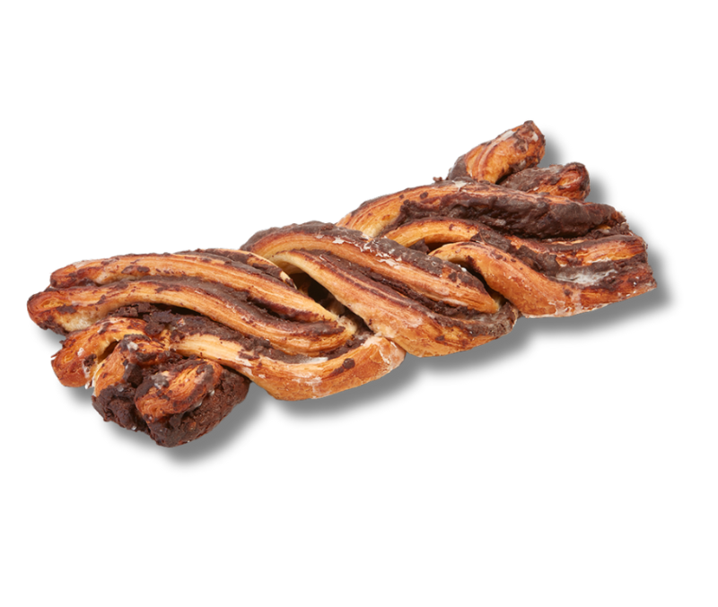 Trenza de crema de chocolate (4 unidades de 430 g)