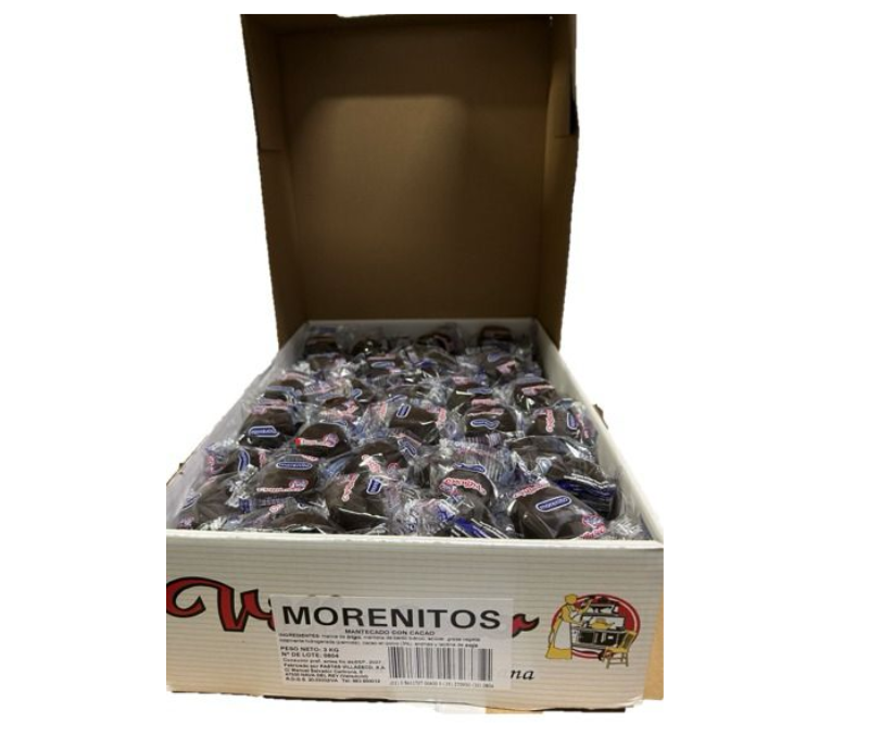 Morenito de chocolate (1 caja de 3 kg)