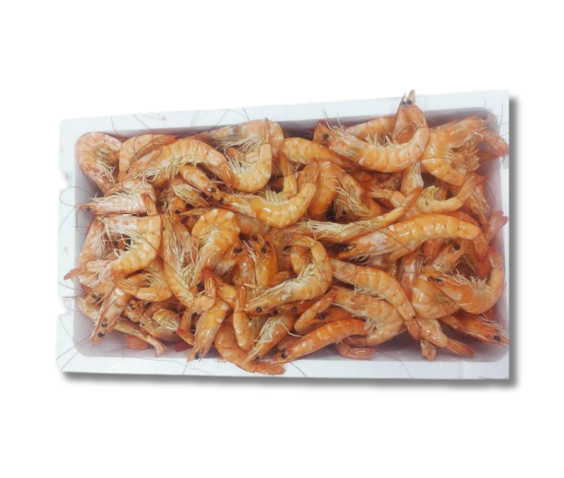 Langostino vannamei cocido 60/80 (1 caja de 4 kg)