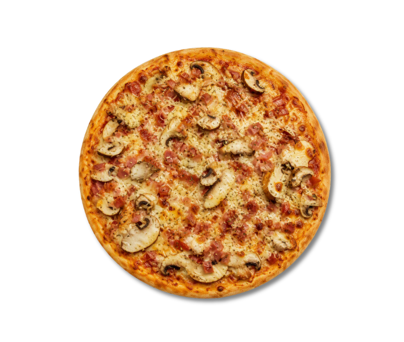 Pizza fina portobello (6 unidades de 390gr)