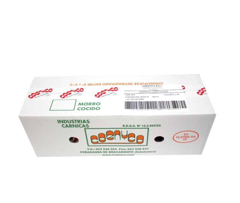 Morros de cerdo cocidos (1 caja de 5 kg)
