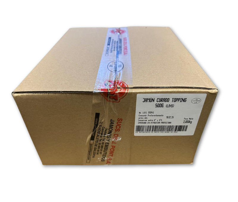 Topping de jamon serrano (5 bolsas de 500 g)