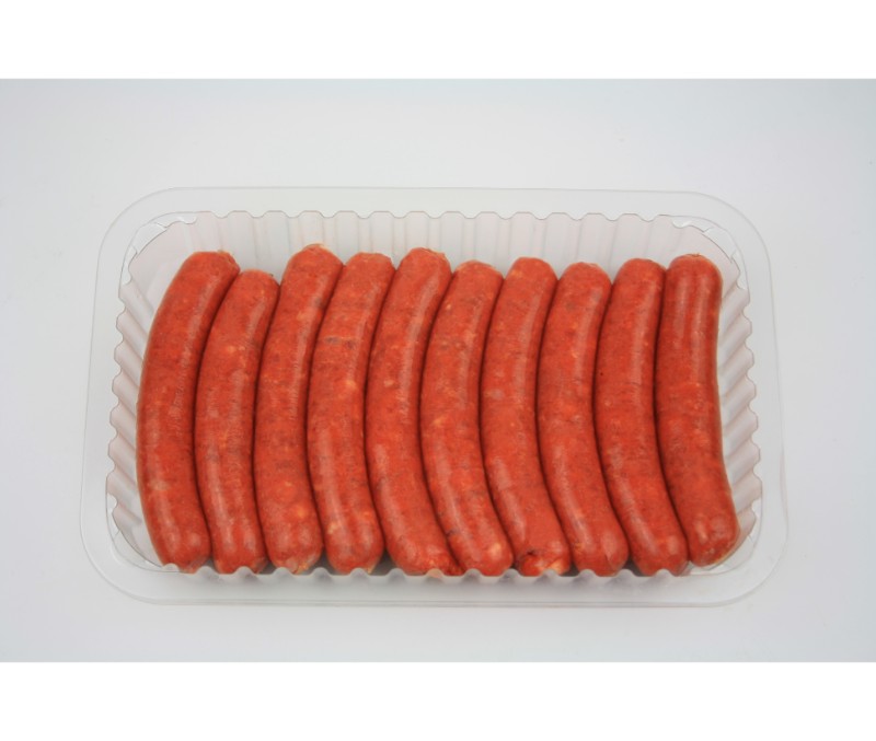 Longaniza roja basic de pollo (1 bandeja de 400g)