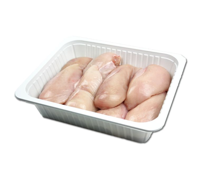 Pechuga de pollo 110 - 200 g/pieza (1 bandeja de 3 kg)