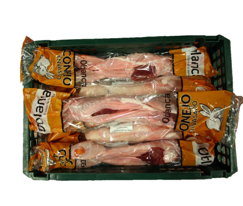 Conejo en bolsa de 1-1,25 kg/pieza (1 caja de 10 piezas)