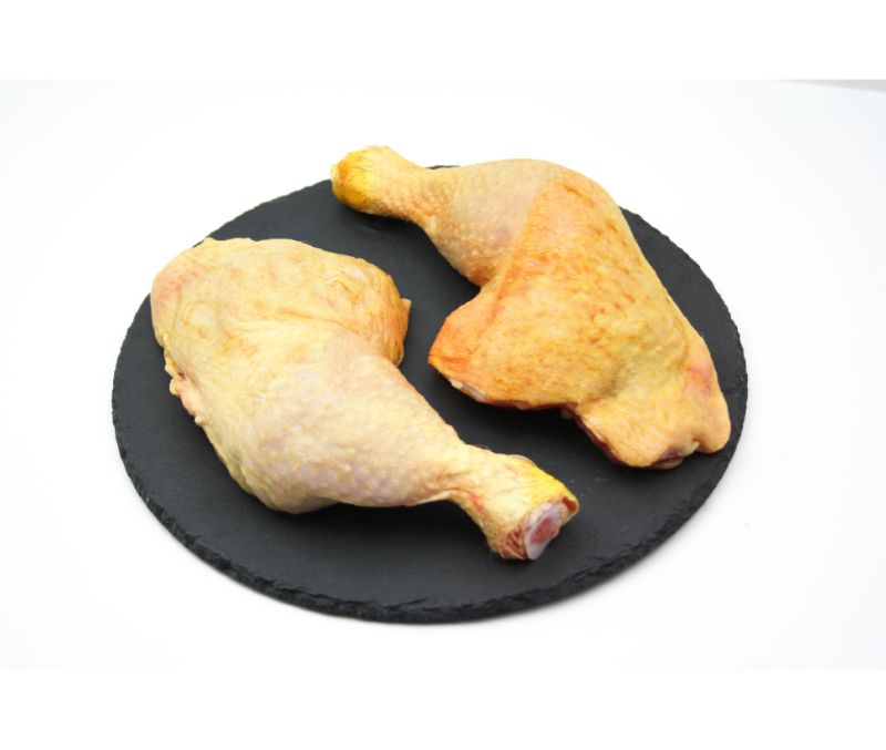 Muslo de pollo amarillo interfoliado (1 caja de 4 kg)