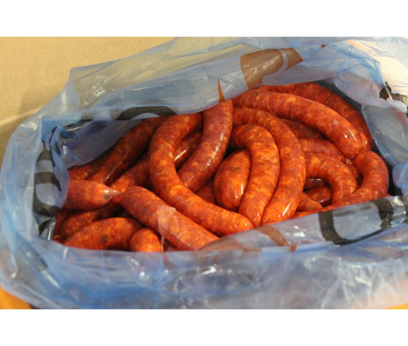 Longaniza roja de cerdo (1 caja de 2,5 kg)