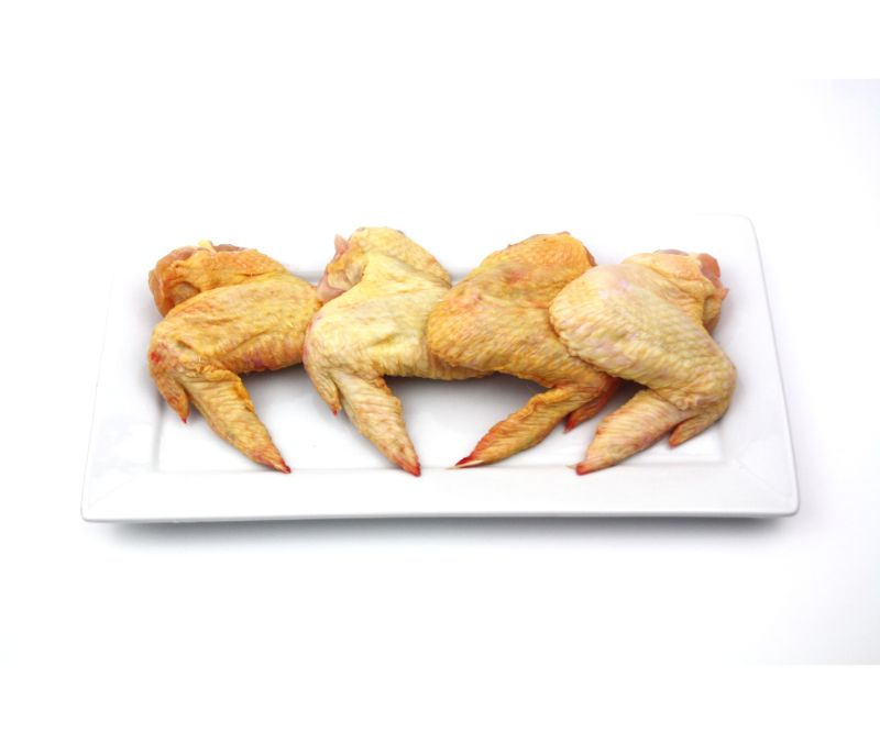 Alas de pollo amarillo IQF (1 caja de 4 kg)