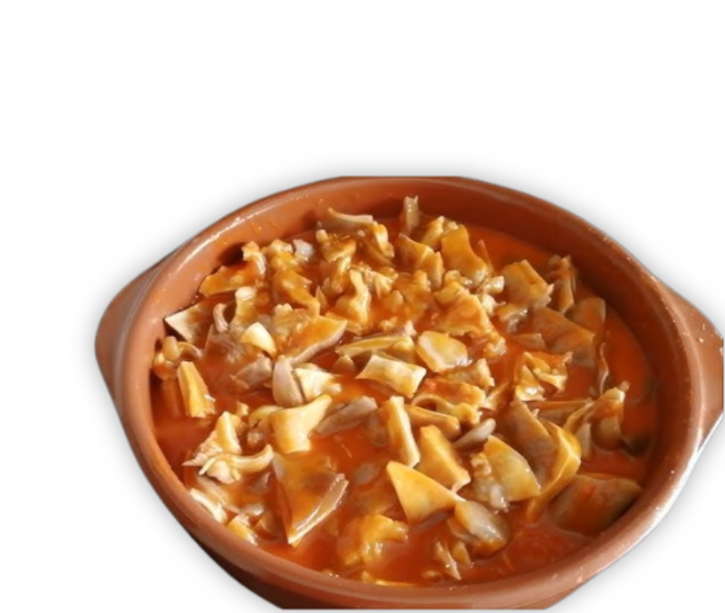 Oreja y morro de cerdo artesano en salsa (1 caja de 6 kg)