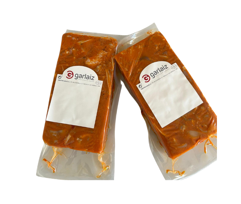 Oreja y morro de cerdo artesano en salsa (1 caja de 6 kg)