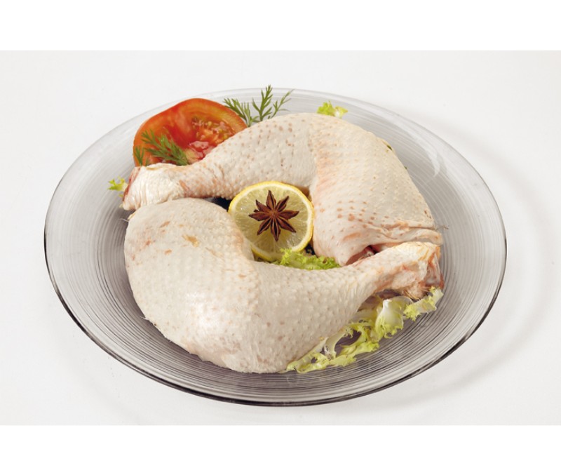 Muslos de pollo +250 g/pieza (1 caja de 10 kg)