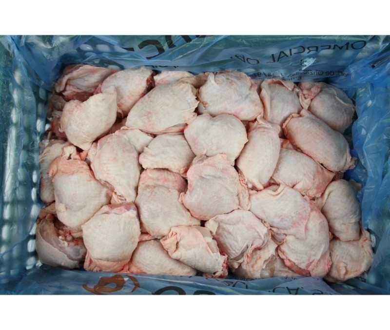 Contramuslo de pollo +160 g/pieza (1 caja de 10 kg)