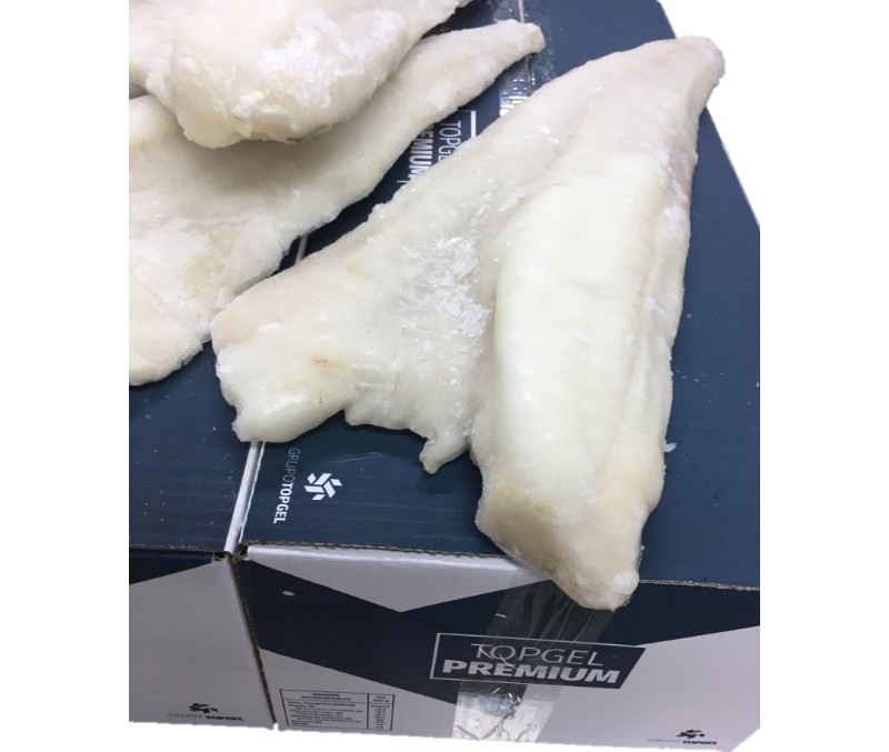 Filete de bacalao +1 kg/pieza 10% (1 caja de 11 KG)