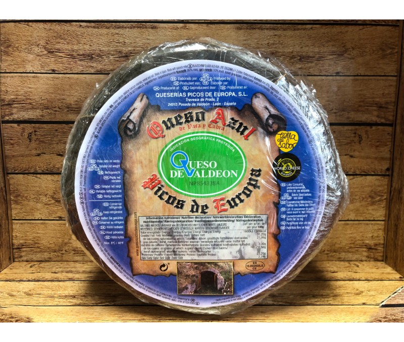 Queso azul Picos de Europa (1 caja de 2,3 kg)