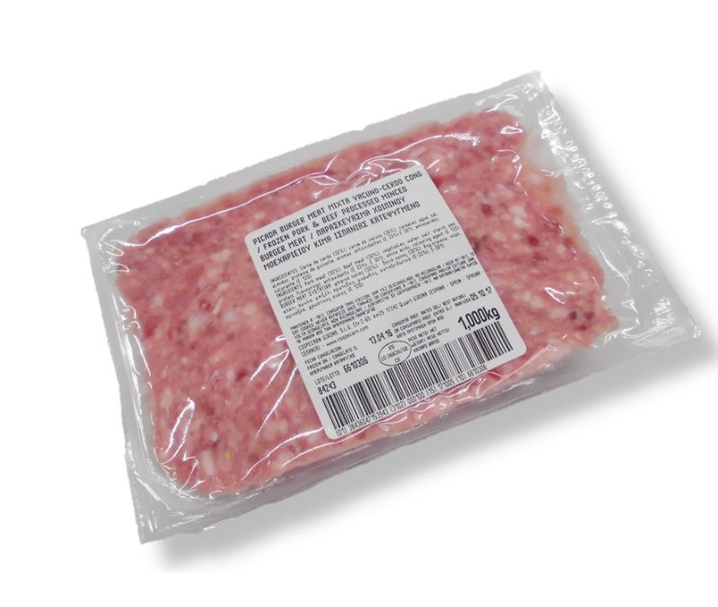 Burger meat mixta picada (1 caja de 5 kg)