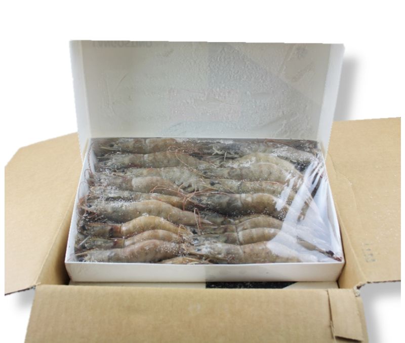 Langostino vannamei 30-40 piezas/kg (1 estuche de 2 kg)