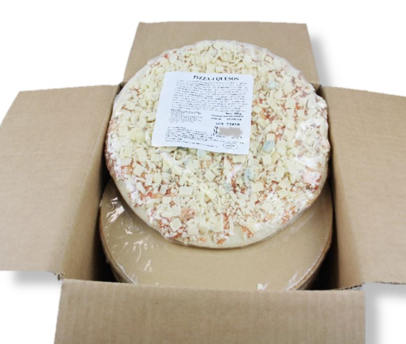 Pizza 5 quesos (1 caja de 2 kg)