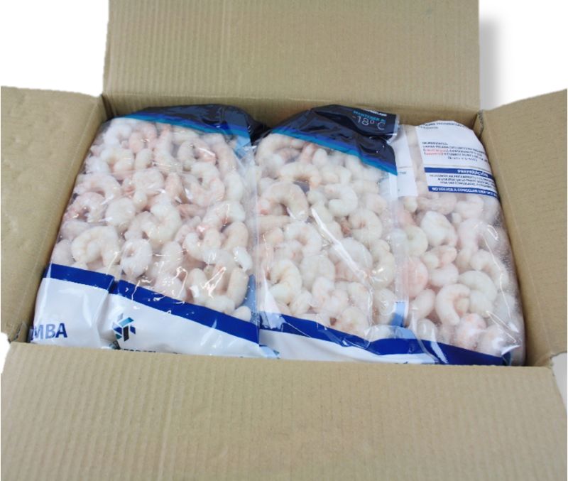 Gamba pelada 50-70 piezas/kg 35% (1 caja de 5 kg)