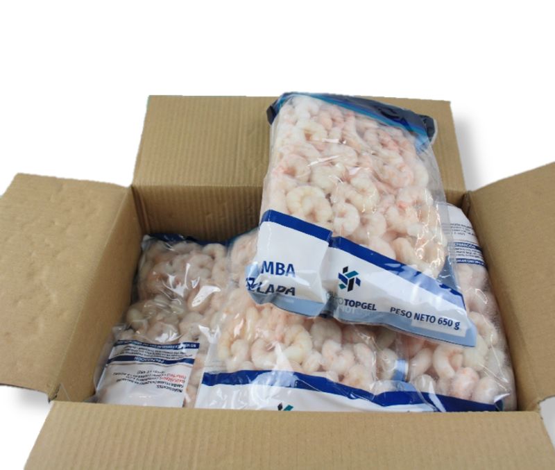 Gamba pelada 50-70 piezas/kg 35% (1 caja de 5 kg)