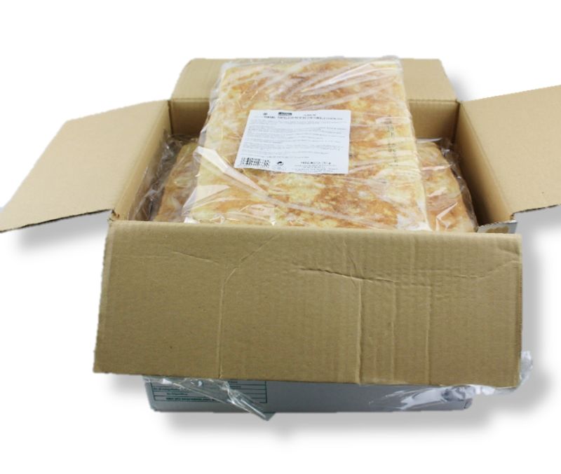 Plancha de tortilla con cebolla (1 caja de 9 kg)