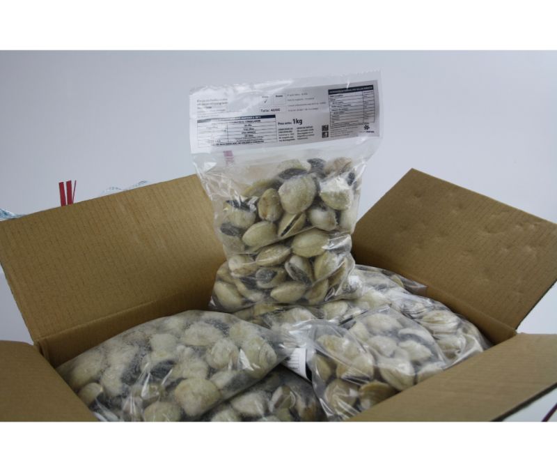 Almeja blanca del Pacífico 40-60 piezas/kg (6 bolsas de 1 kg)