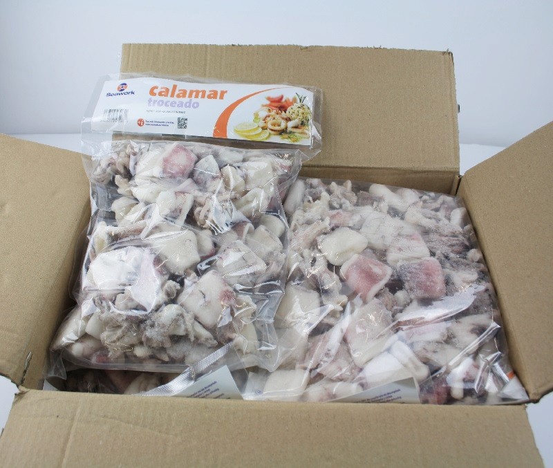 Calamar troceado 20% (3 bolsas de 1 kg)