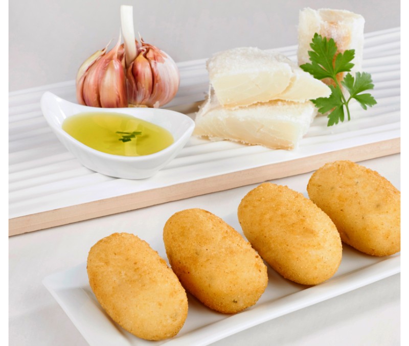 Croqueta tradional de bacalao (1 caja de 5 kg)