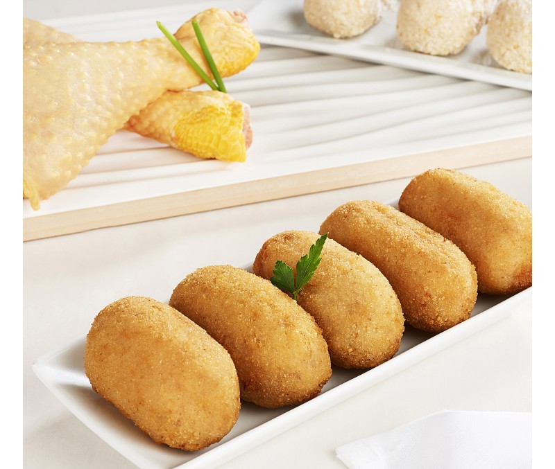 Croqueta tradicional de pollo (1 caja de 4 kg)