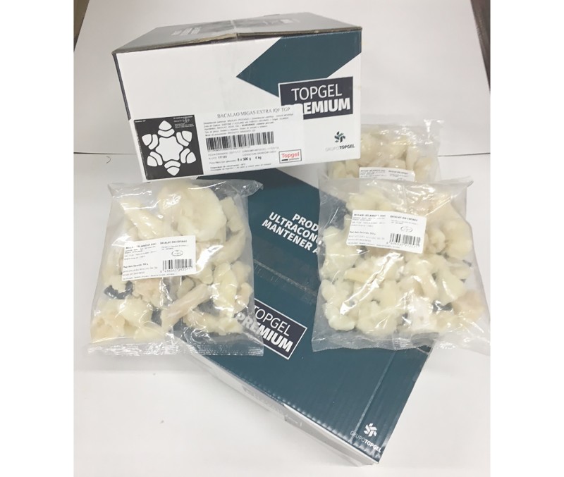 Migas de bacalao de Islandia (8 bolsas de 500 g)