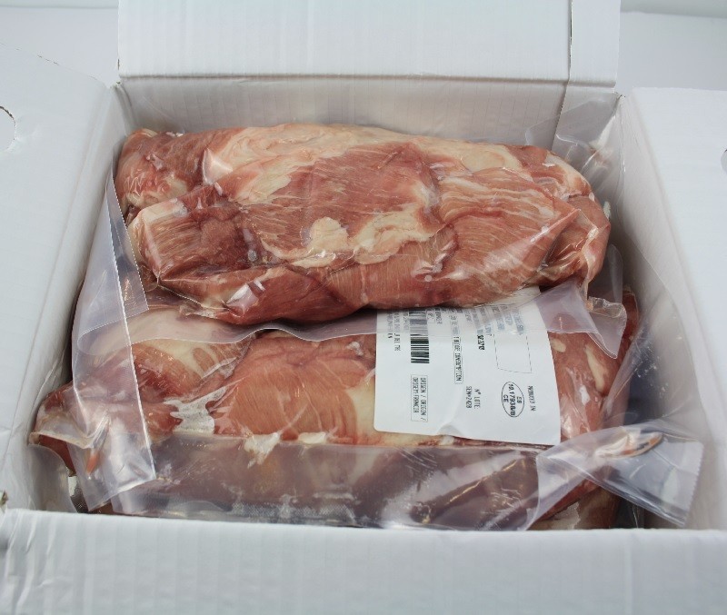 Secreto de cerdo blanco (1 caja de 6 kg)