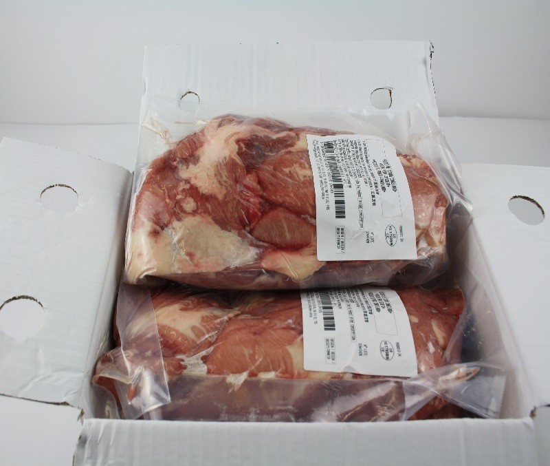 Secreto de cerdo blanco (1 caja de 6 kg)