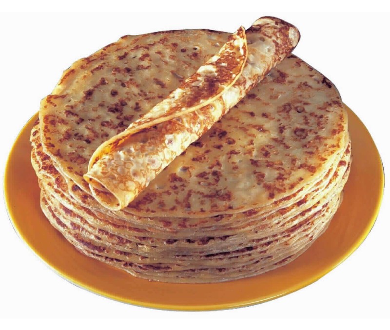 Crepes de masa fina (40 unidades de 50 g)