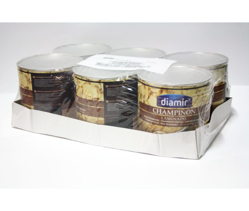 Champiñón laminado (1 caja de 18 kg)