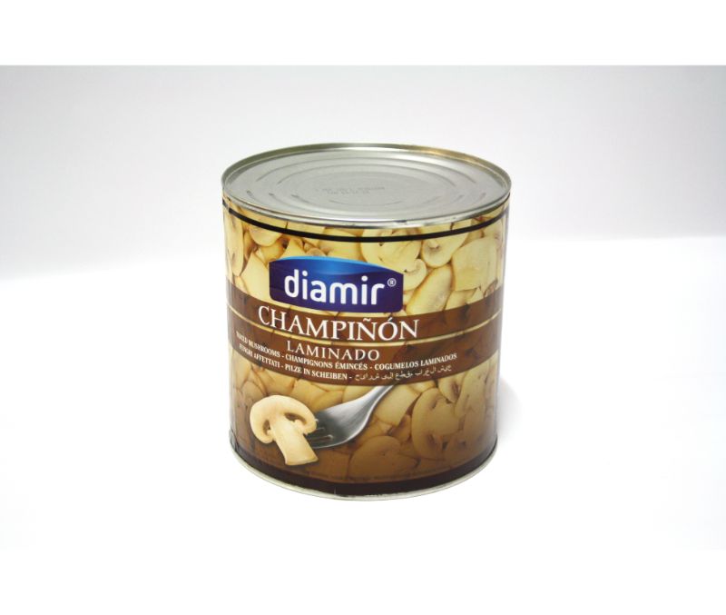 Champiñón laminado (1 caja de 18 kg)