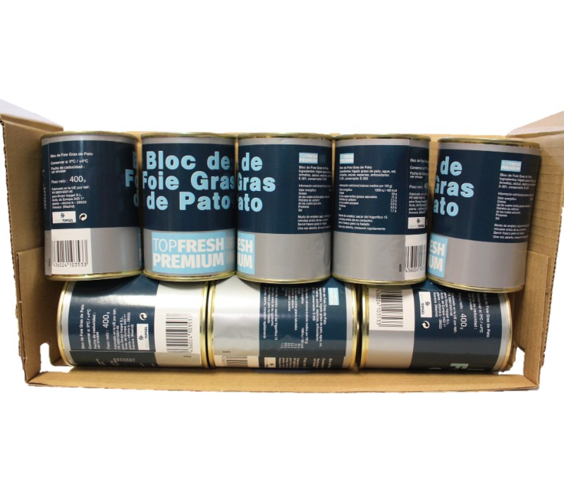 Foie gras micuit (1 bote de 400 g)