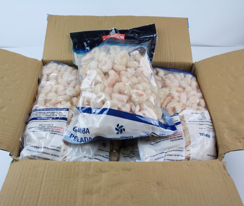 Gamba pelada 70-100 piezas/kg 35% (1 caja de 5 kg)