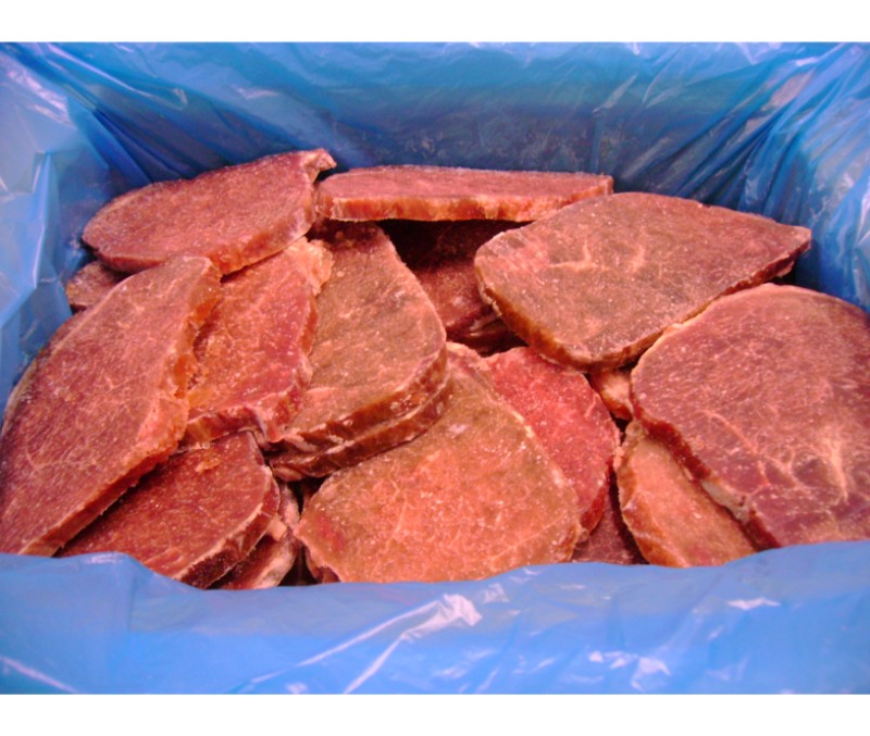 Bistec de babilla de vacuno fileteada 70-100g (Caja de 5 kg)