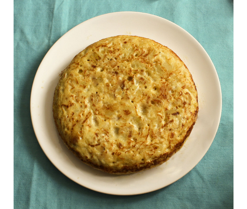 Preparado de tortilla de patata con cebolla (1 caja de 5 kg aprox.)